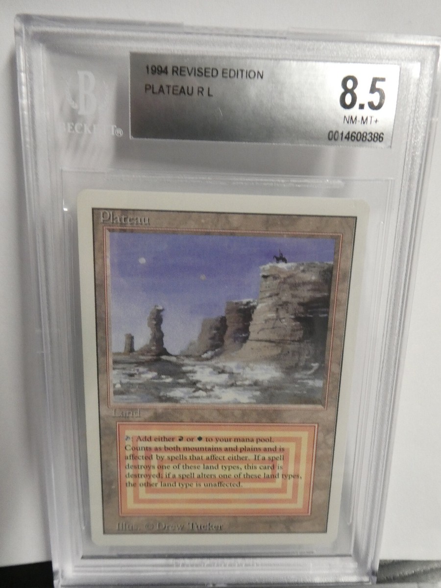 Revised Plateau BGS 8.5 NM-MT+ Magic MTG Dual Land Old School 93