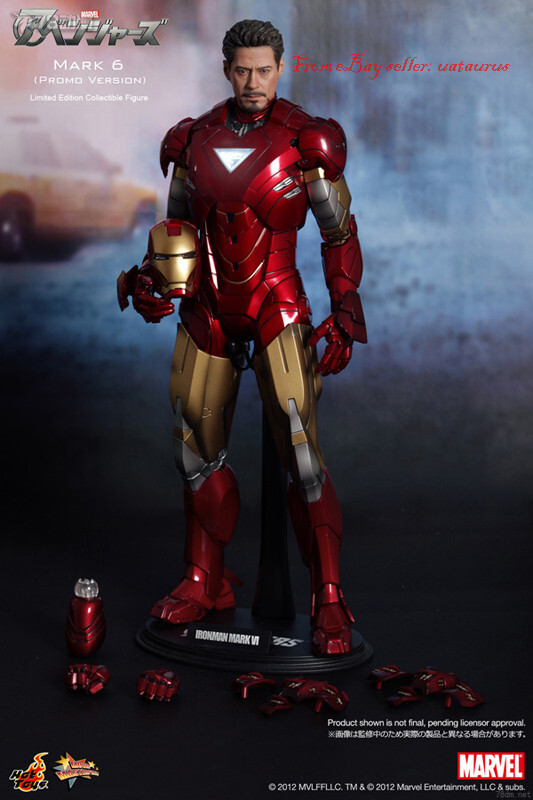 Hot Toys 1/6 Mms171 The Avengers Iron Man Mk6 Limited Edition In