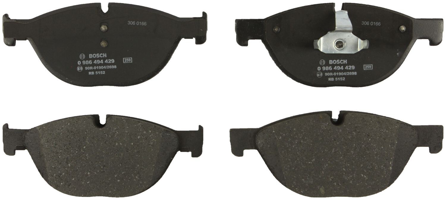 For Bentley Aranger BMW 5-7 Series Rolls Royce Silver Front Brake Pads Set Bosch