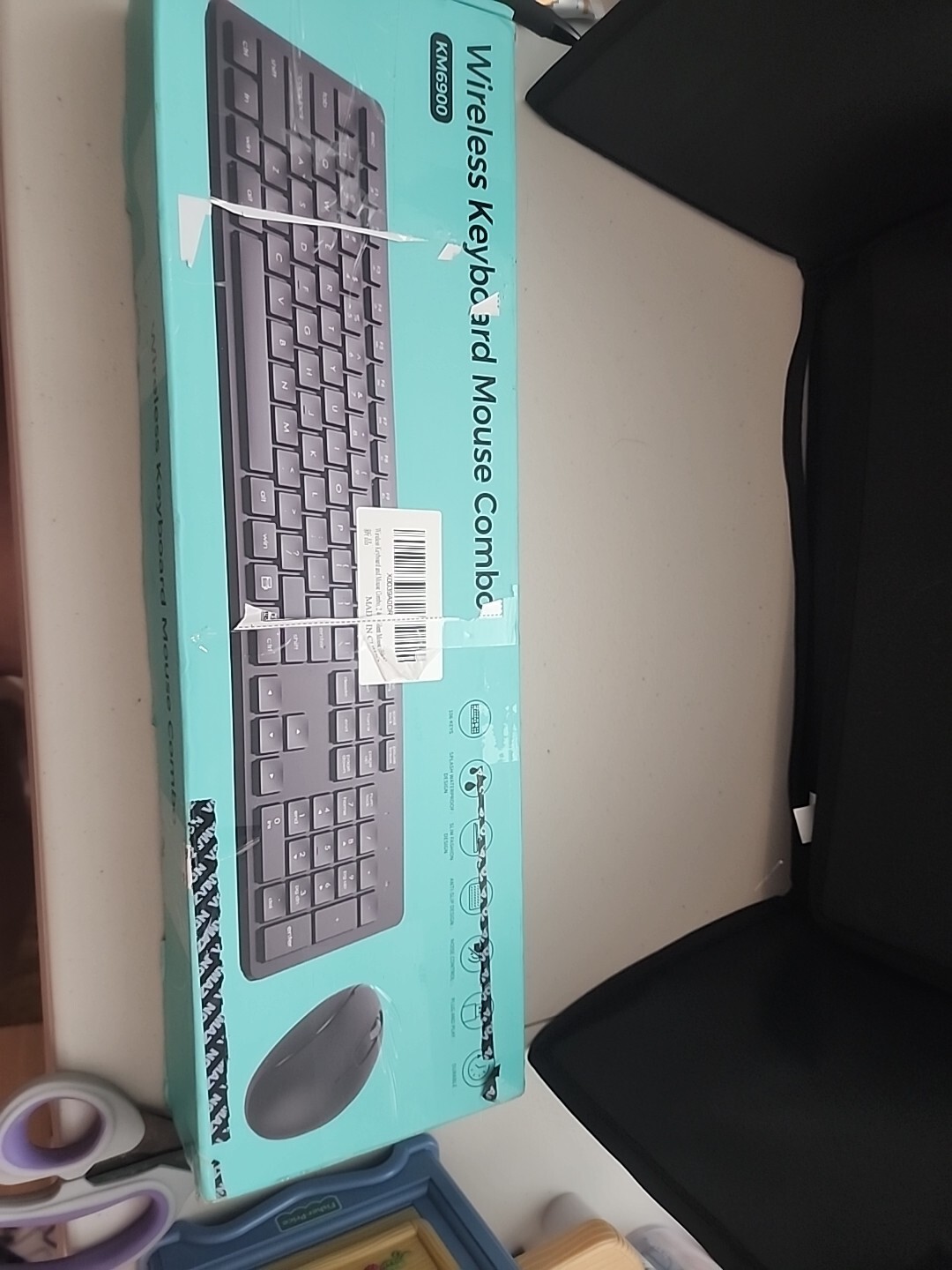 Wireless Keyboard Mouse Combo KM6900 NEW Open Box. Never Used.  