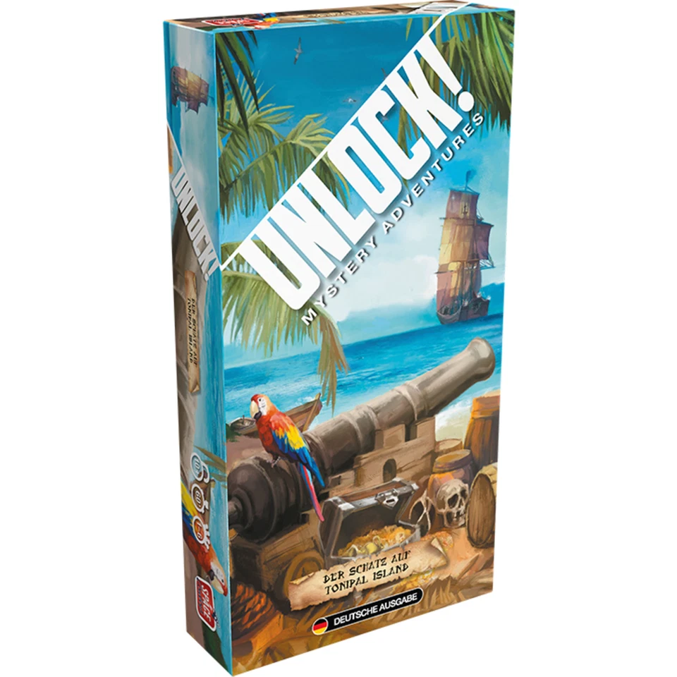 Asmodee Unlock! - Der Schatz auf Tonipal Island, Partyspiel