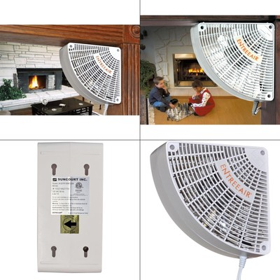 Entreeair 5 In Single Speed Door Frame Fan In White Suncourt