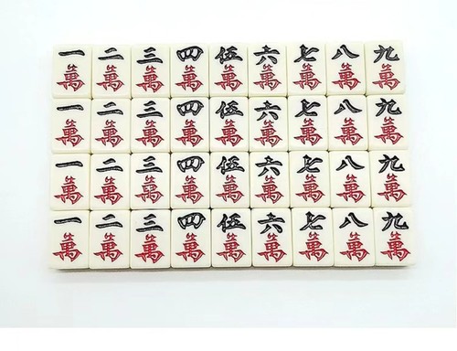 Portable Chinese Mahjong Set 144 Tiles NEW IN BOX Classic Travel Party Game Kit - Picture 12 of 14