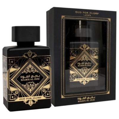 Lattafa Badee Al Oud Oud For Glory 3.4oz Unisex Eau de Perfume   USA Seller
