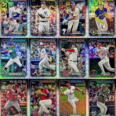 2024 Topps All Star Game ASG Foil Print #1-175 - Complete Your Set, You Pick