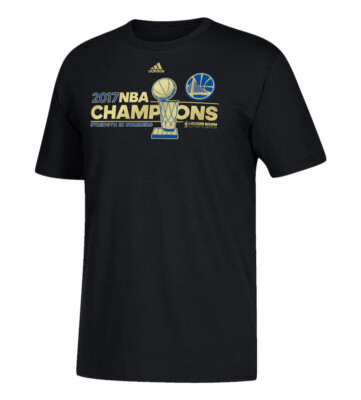 2017 Golden State Warriors NBA Finals Champions adidas Short Sleeve T-Shirt  
