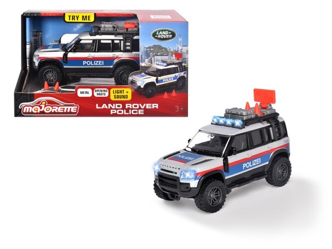 Majorette 213712000 - Grand Series - Land Rover Police - New