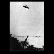 1952 UFO Flying Saucer PHOTO Passaic New Jersey Space Aliens DAYLIGHT DISC
