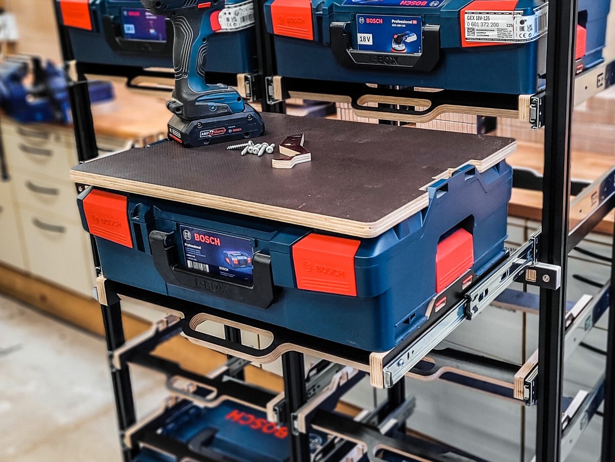 L-BOXX Kreativ-Set – Mobile Werkbankaufsatz, Arbeitsplatte Für L-BOXX, Einfache Montage, Made In France