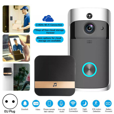 Chime Ring Drahtlose WiFi Türklingel Indoor-Glocke Türklingel-Empfänger 433Mhz