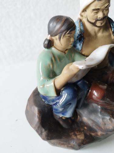 Vintage Chinese Mud Men Figuren - Bild 3 von 7