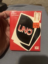 Vintage, Unopened 1979 Deck of UNO Cards Sealed New