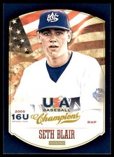 Seth Blair 2013 Panini USA Baseball Champions #47 MLB READ FREE SHIPPING