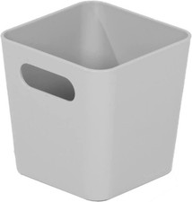 Image of WHAM Studio 1.01 Square Storage Basket Cool Grey Home Office Organiser Box