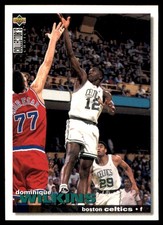 Dominique Wilkins 1995-96 Collector's Choice  I #10 Boston Celtics AutographDen