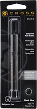 Cross Ballpoint Pen Refill Black Ink Fine Point 2 Count Pack Of 1