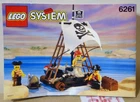 1992 LEGO Legoland Pirates 6261 Pirates Raft Complete!
