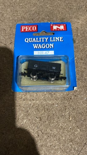 Peco | Spur N | NR-47 | Waggon | 110134 | grau/schwarz | Condition: New