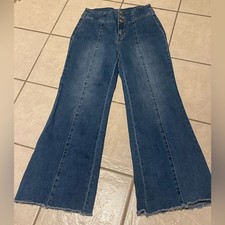 Y2K Classic Denim Wide Leg Jeans Size 12
