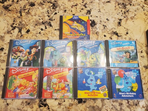 9 Disney Kids Educational Software Learning PC Games