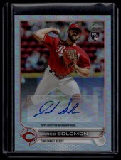 2022 Topps Chrome Update #AC-JSN Jared Solomon Autographs