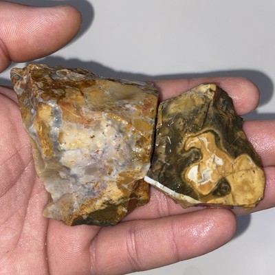 2 Pc Ohio Flint Rough 6.74 Oz