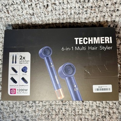 TECHMERI 6-in-1 Multi Styler MR-FS01-2 1200W Dryer Volumizer Smoothing Brush