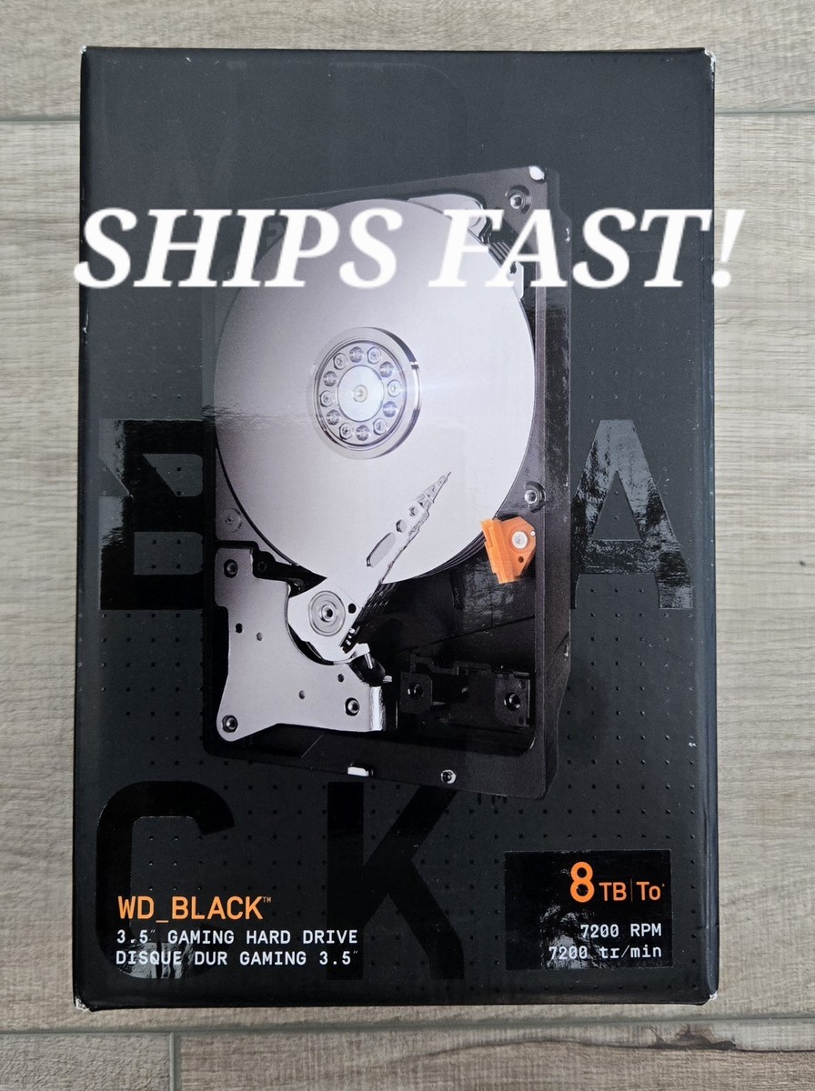 【新品】Western Digital WD8002FZBX 8TB 内蔵HDD 8TB WD_BLACK 3.5-Inch Gaming Hard Drive | Western Digital