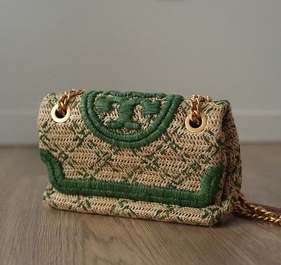 Tory Burch FLAMING Soft Straw Convertible Shoulder Bag | eBay