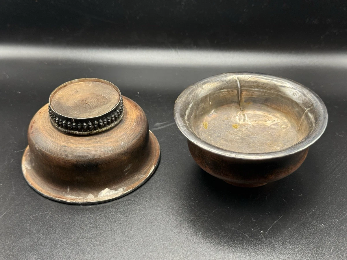 西藏银制古董碗| eBay
