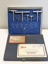 Machinist 615 6610 Enco 6 Piece Telescoping Gage Gauge Set A thru F 5/16" to 6" 