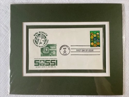 1987 Girl Scouts USA #2251 22 Cent Stamp with SOSSI 75th Anniversary FDOI Cover