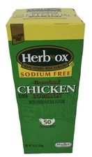 Hormel Herb Ox Chicken Bouillon Gluten & Sodium Free 50 Packets base stock broth
