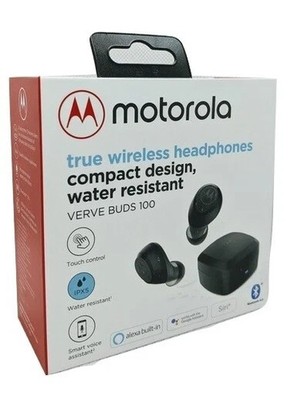 Motorola Vervebuds 100 Earbud Headphones, Waterproof True Wireless Earbuds