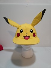 Pokemon Pikachu Hat W/ Ears Snapback Official Nintendo/Game Freaks 2011 Cap