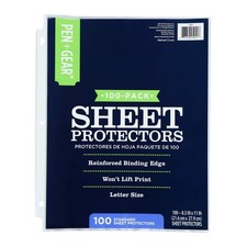 Pen Gear Sheet Protectors 100-Pack