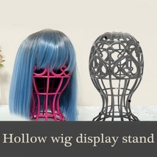 Portable Wig Stand Plastic Rack Display Holder for Wigs Hats Mask and More