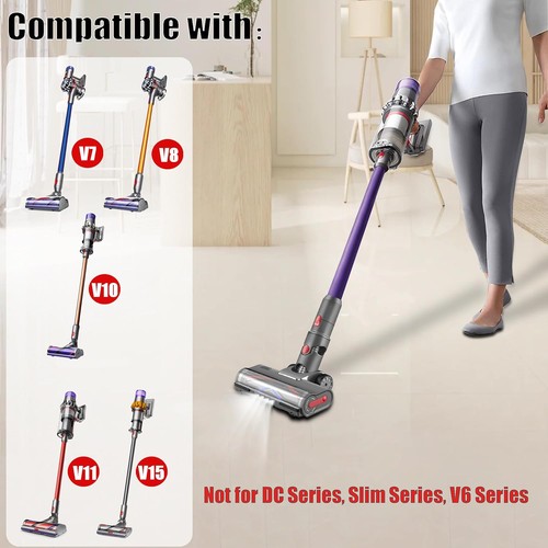 Elektrobürste Turbobürste kompatibel mit Dyson V7 V8 V10 V11 V15 für Hartböden - Bild 14 von 14
