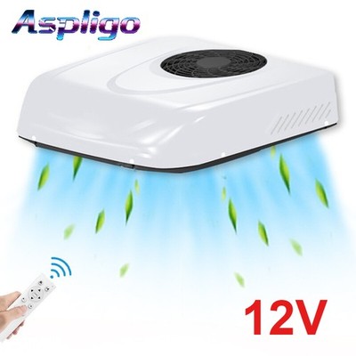 Aspligo 12V Electric Truck Rooftop RV Air Conditioner AC Unit For Trailer Pickup