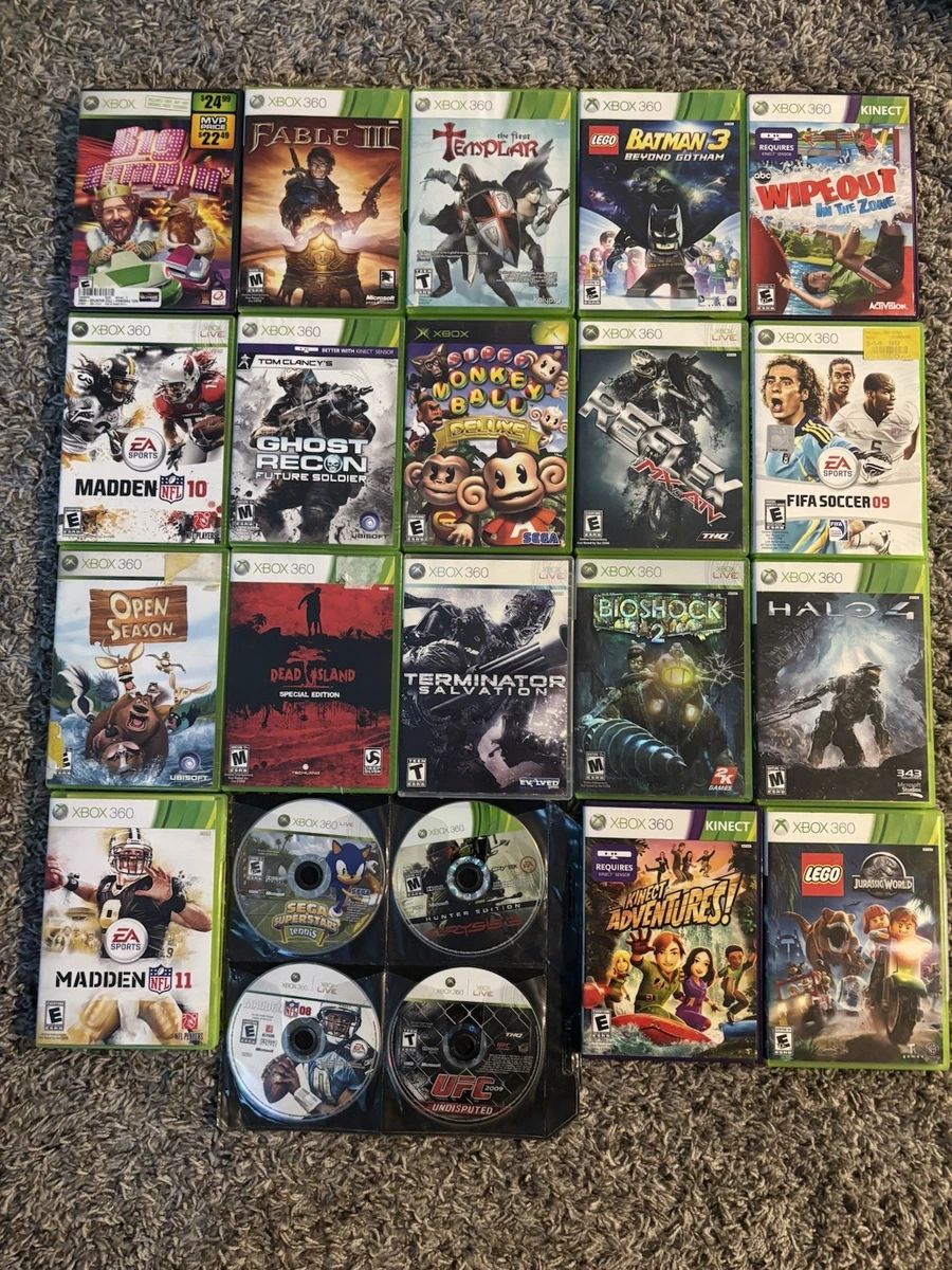 Lot De 3 Jeux XBOX 360 - Très Bon état - Occasion