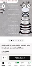 Image of BNWB Tefal Ingenio Stainless Steel Saucepan Set 18 Piece.
