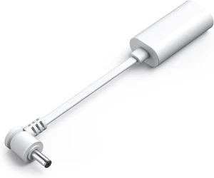 Ring USB-C to Barrel Plug Adapter for Solar Panels and white 