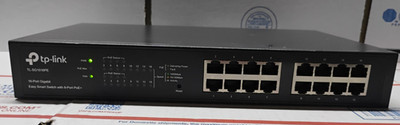 TP-Link TL-SG1016PE 16-Port Gigabit Easy Smart Switch with 8-Port PoE+