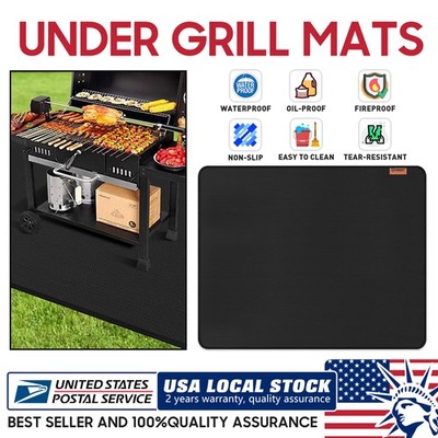 Premium Camping Stove Under Grill Floor Mat For Lawn Deck Protector 48''x60'' NEW