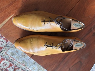 Barrett Yellow Leather Oxford SACCO TO Men's Dress Shoes Size 10.5 M