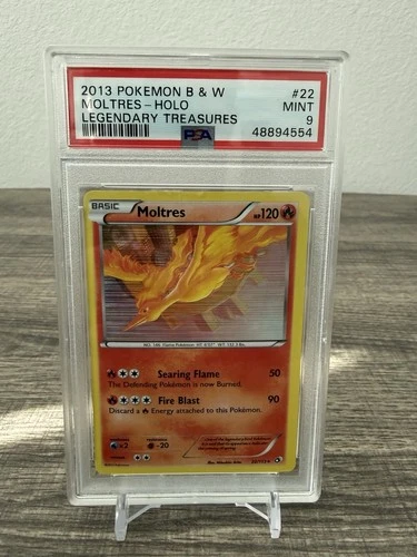 Moltres 22/113 Legendary Treasures Holo PSA 9
