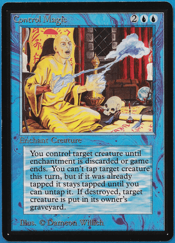 Control Magic Beta NM Blue Uncommon MAGIC GATHERING CARD (ID# 501405) ABUGames - Picture 1 of 2