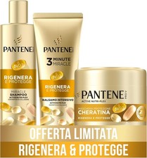 Pantene Pro-V Miracles Set Regalo Rigenera E Protegge: Miracle Shampoo 250ml, Ba