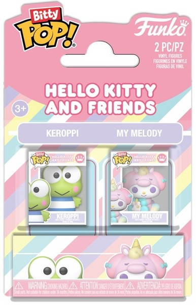Gadget -D- Hello Kitty: Funko Pop! Bitty Pop - Kuromi & My Melody (2 Pack) Funko-image