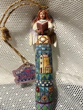Jim Shore Angel Singing Makes The Heart Glad Enesco Christmas Ornament Vtg 2004